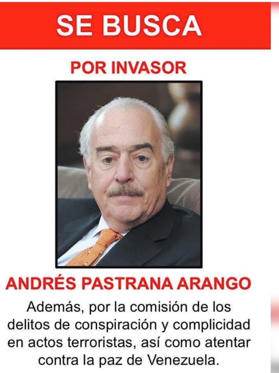 MichelCaballero's tweet photo. ¡SE BUSCAN!

Ex expresidentes integrantes del grupo IDEA se buscan por diferentes delitos contra Venezuela, entre ellos conspiración y complicidad en actos terroristas. https://t.co/7M339yhs51
