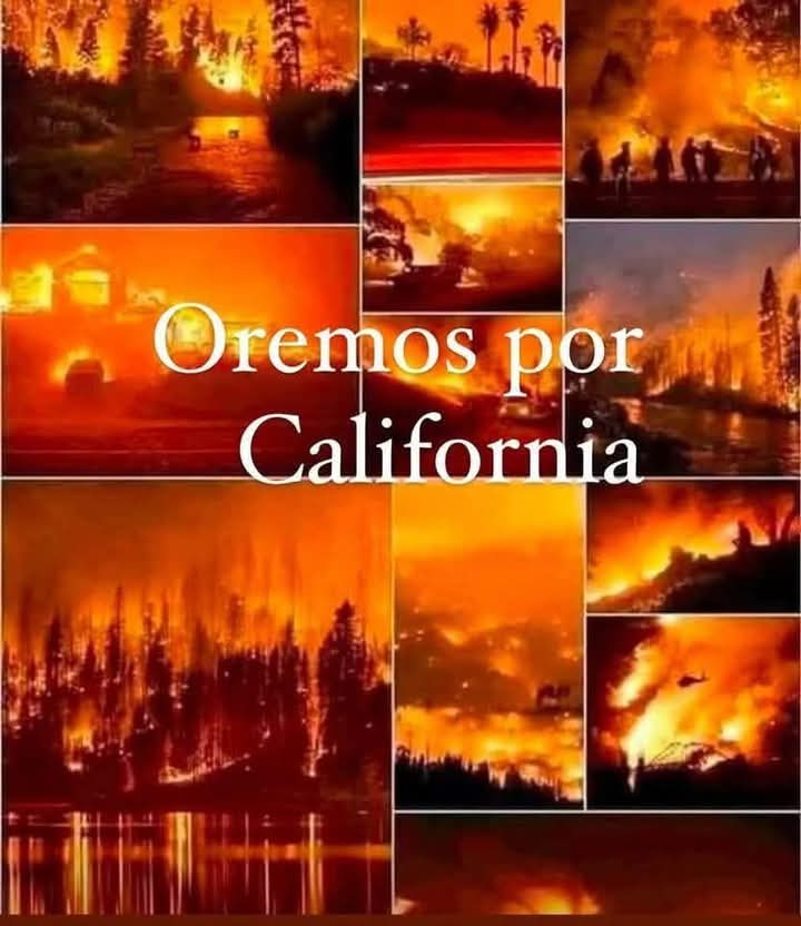 Dante on X: "Todos unidos en oración por California.???? Pedimos la  Misericordia del Señor para que calme la furia del fuego y el viento.????  Dios es nuestro refugio y nuestra fuerza, poderoso