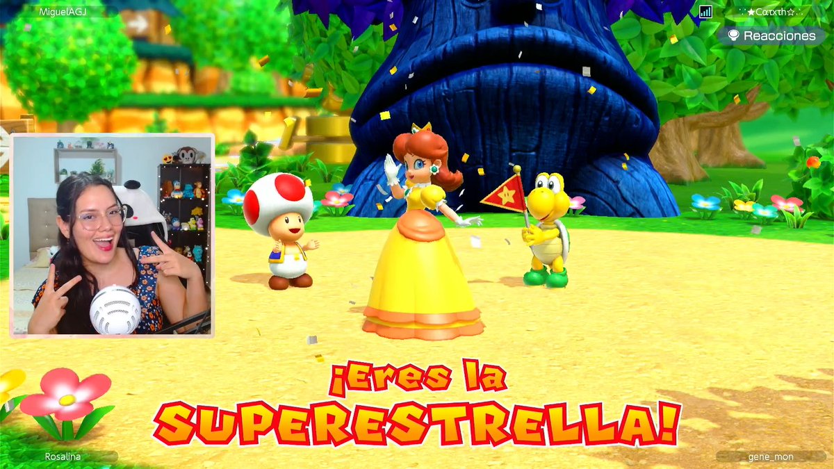 catxth's tweet photo. Contra todo pronostico, robadas de tubería y perdida de monedas, Daisy superestrella 🌟 https://t.co/PZPcIlLUm3