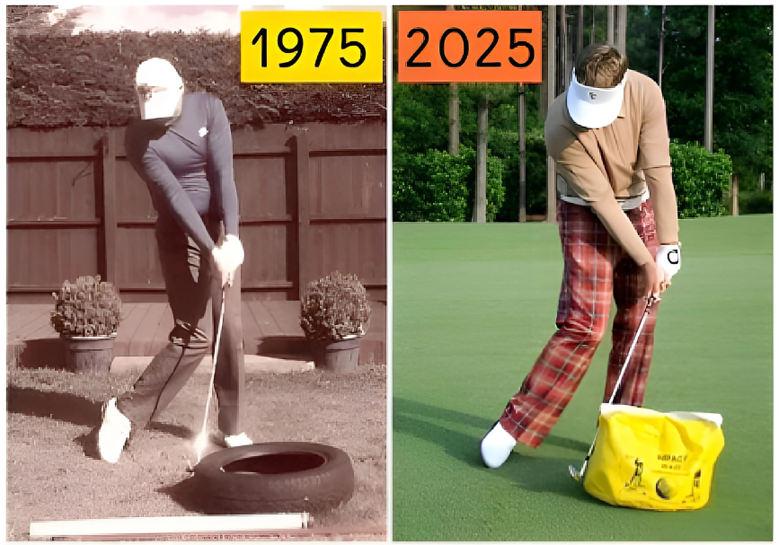 _PGA_'s tweet photo. The Evolution of Golf Training Aids

Hitting a car tire with a golf club to improve swing mechanics, power, and consistency. The tire’s resistance helped golfers build strengh

#GolfTraining #GolfDrills #GolfTips #GolfSwing #GolfHandicap #Golf #Golfing #GolfLife #GolfLovers https://t.co/MRj29P6pfv