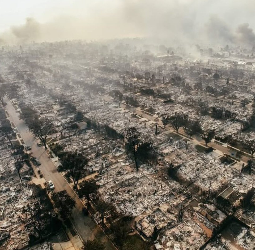 This is why we build fireproof homes. California is in need of changing their building codes. These disasters sending all the toxins from building materials into the air, and then the water, are one of the worst environmental tragedies of all time. After the homes are gone, more