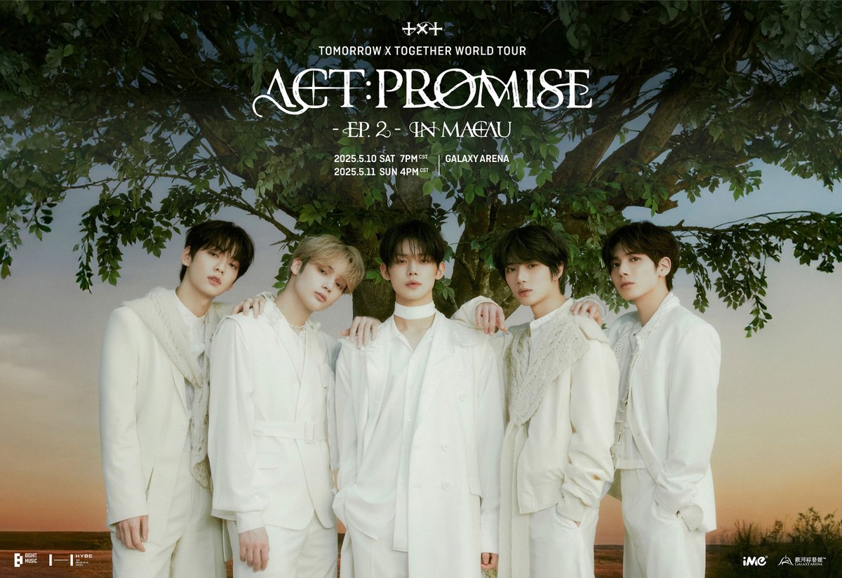 TOMORROW X TOGETHER WORLD TOUR &lt;ACT : PROMISE&gt; - EP. 2 - IN MACAU 개최 안내

#투모로우바이투게더 #TOMORROW_X_TOGETHER #TXT
#ACT_PROMISE_EP2 #TXT_TOUR_ACTPROMISE_EP2