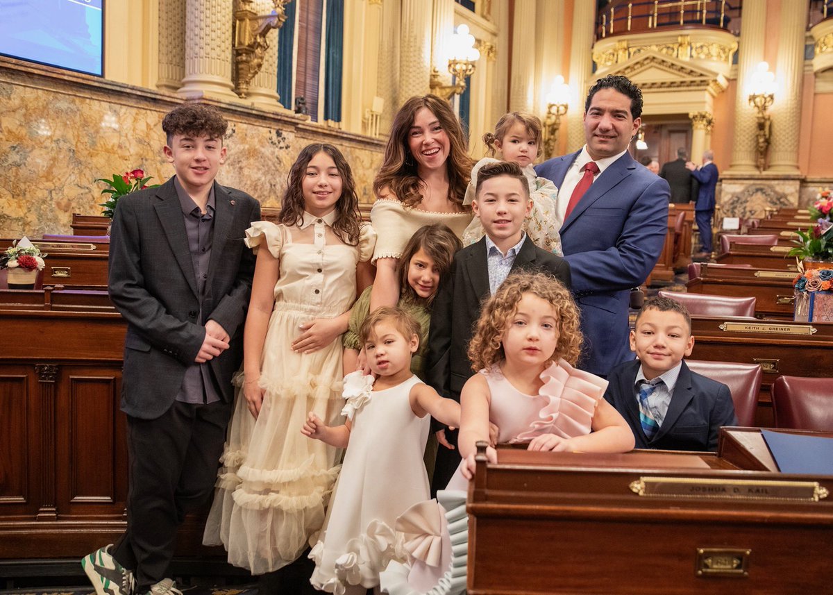 Had the whole family in for swearing in!  Looking forward to serving my community, region and commonwealth.