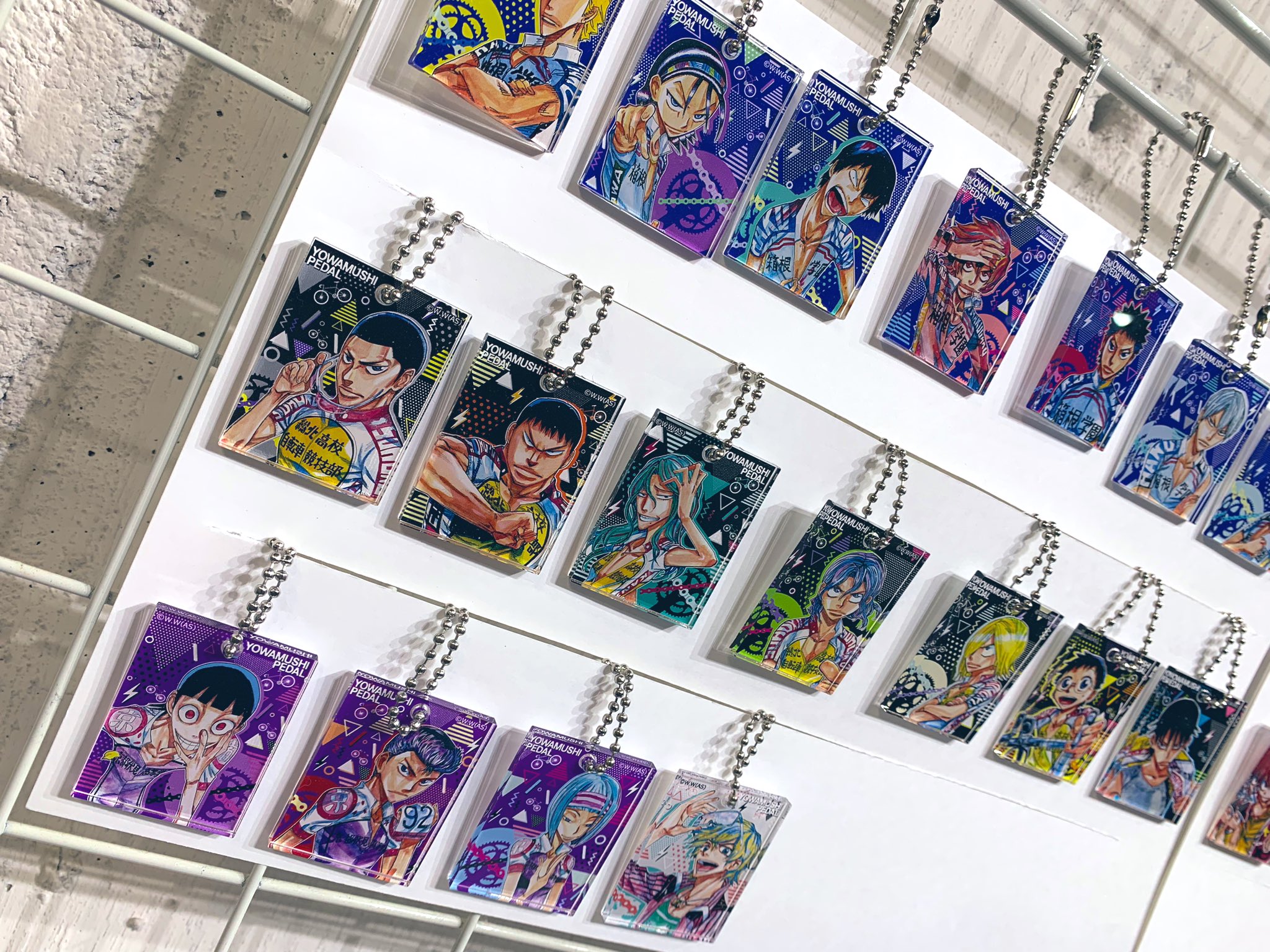 弱虫ペダル アクリルストラップ等セット 秋田書店 19点 全て未