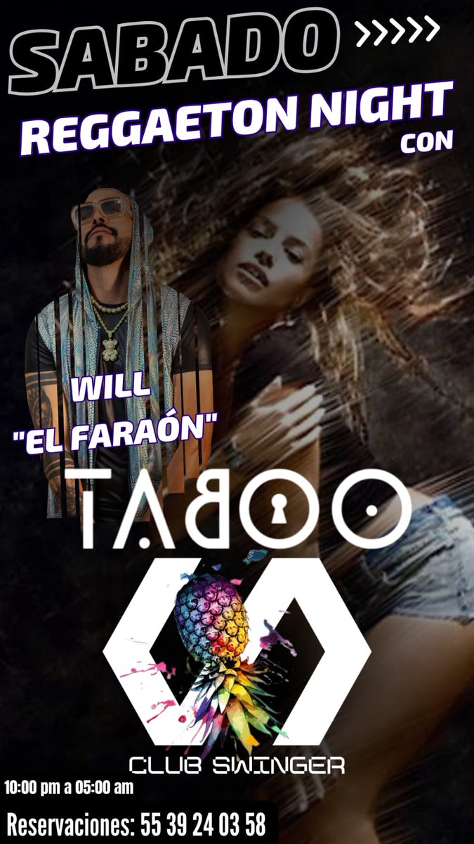 NOS VEMOS ESTE SABADO EN
REGGAETON NIGHT!!
NO TE PIERDAS A NUESTRO SHOWMAN #WILL DESDE VENEZUELA.
TRAYENDO UN REGGETON HITS SOLO PARA TI.