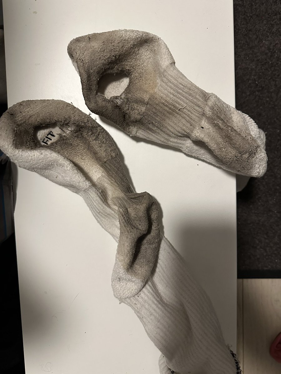 mikeystonexxx's tweet photo. SELLING - destroyed Nike dri-fit

Your dumb gooner brain would melt instantly.

DM and these could be yours

#gay #footdom #humiliation #findom #footslave #malefeet #malefeetlovers #footfetish #stinkysocks #socks #cashpig https://t.co/CfeyTglMHN