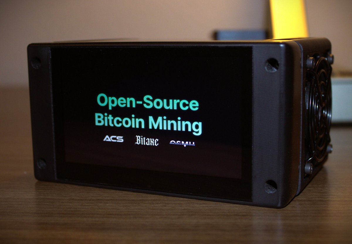 SoloSatoshi's tweet image. The Open Source Bitcoin Mining Revolution is just beginning.