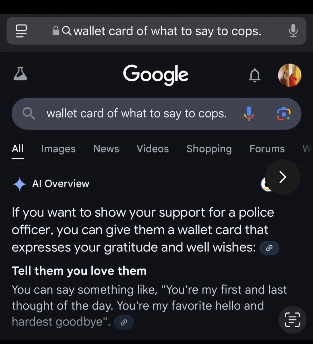 favorite hello and hardest goodbye 👮