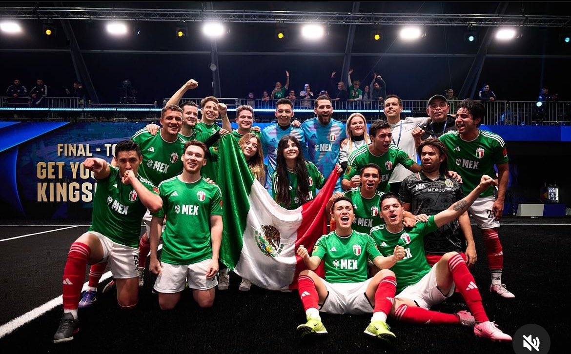 A muerte con este equipo.
 ¡¡Viva México!! 👊🏼⚽️🇲🇽

#KingsWorldCupNations #SeleccionMexicana #KingsLeague