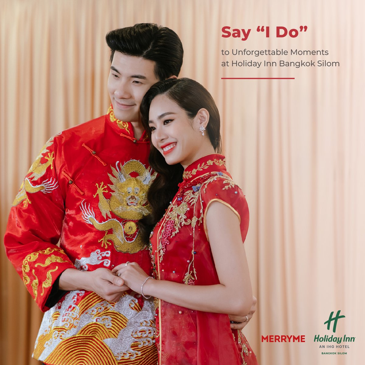 𝗖𝗲𝗹𝗲𝗯𝗿𝗮𝘁𝗲 𝗹𝗼𝘃𝗲 𝗶𝗻 𝘁𝗵𝗲 𝗵𝗲𝗮𝗿𝘁 𝗼𝗳 𝗕𝗮𝗻𝗴𝗸𝗼𝗸 💕

Our wedding package at Holiday Inn Bangkok Silom offers everything you need for a perfect day – stunning venues, exceptional cuisine, and outstanding hospitality. 🌟

Contact us
📲 lin.ee/nemfqv9