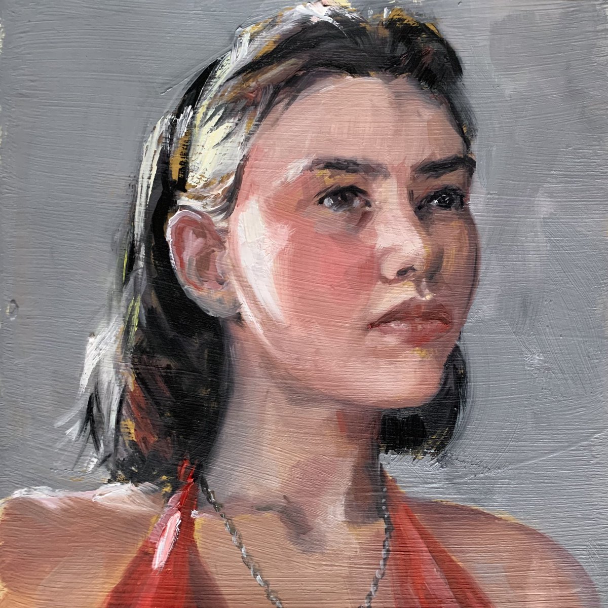 andreasliss_de's tweet photo. Oil / alla prima on gessoed paper (sketchbook 19.5 x 19.5 cm) / thank you Keso Gogava

#portraitpainting #andreasliss #allaprima #oilportrait #portrait #museumbysktchy https://t.co/3MsLvoilLq