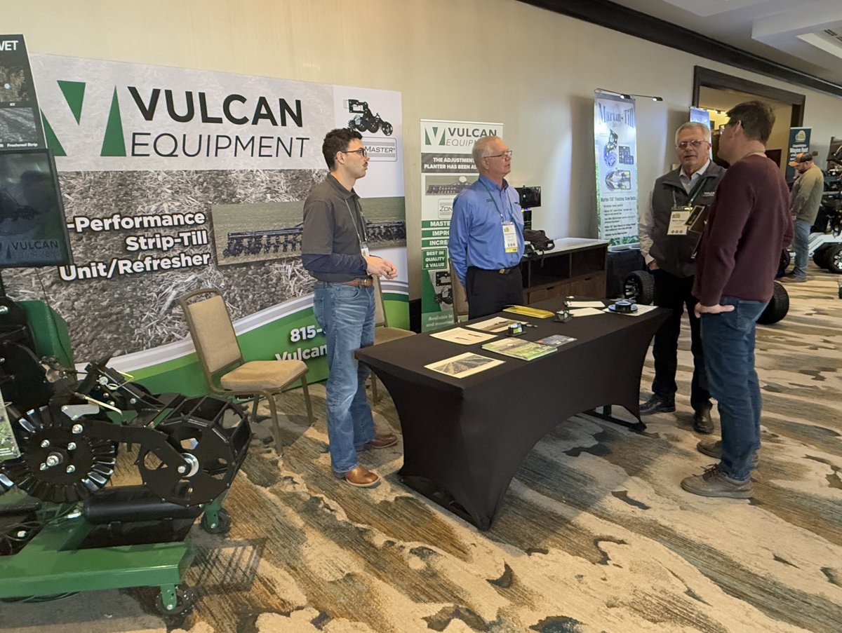 NoTillFarmr's tweet photo. Scenes from the exhibit floor at the National No-Tillage Conference Wednesday in Louisville. Don’t forget to stop and see our title sponsors Thursday and check out equipment and products designed to help you farm successfully.
#nntc #aginnovations #farminnovations https://t.co/U4QHWDehpG