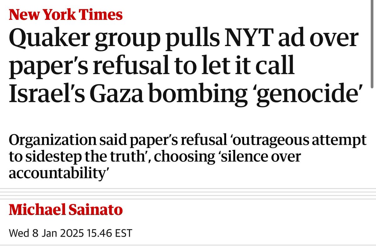 The Quakers were among the first to mobilise against the Slave Trade. Good to see their moral compass is still working three hundred years later.