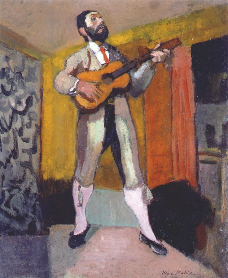 The Guitarist, 1903 #artbots #matisse