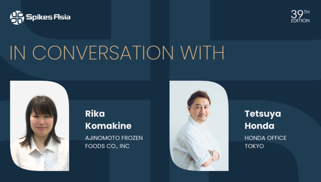 hondatetsuya70's tweet image. アジア最大規模の広告祭 #SpikesAsia #スパイクスアジア の取材を受けました。日英文両方で読めます。

spikes.asia/news/rika-koma…
