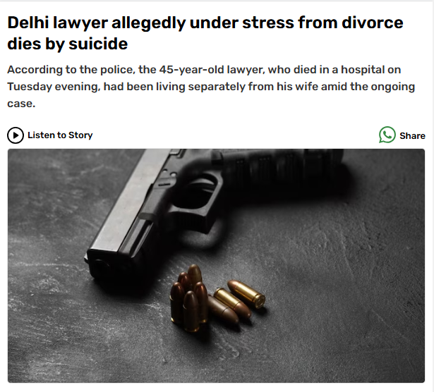 SahodarIndia's tweet photo. If men are committing #suicide at this rate, I am very concerning about the population of men after a few decades.
😔😔😔 https://t.co/4HTA6xc5Ph