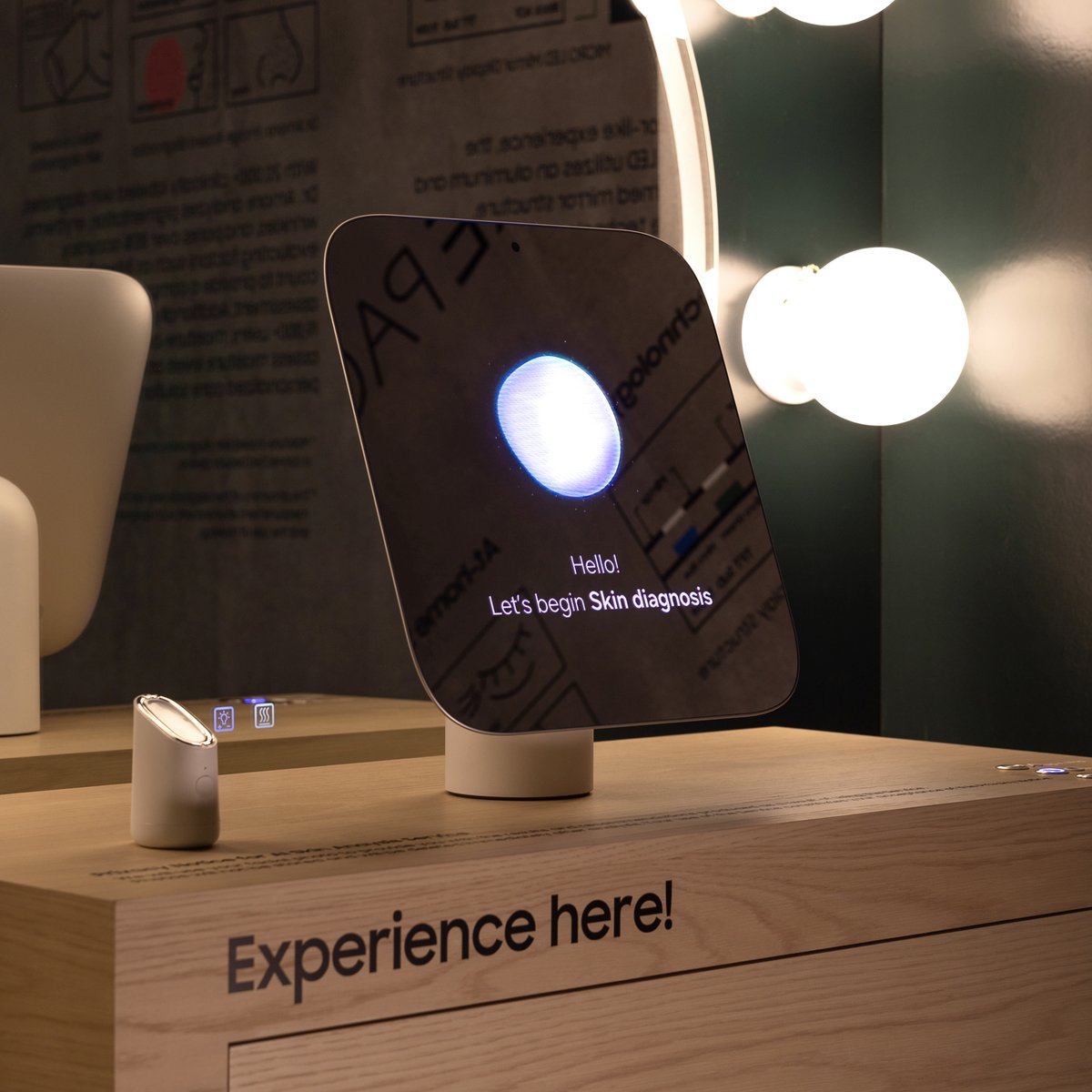 SamsungGulf's tweet image. Samsung MICRO LED Beauty Mirror analyzes your skin and provides personalized beauty recommendations. At CES, we partnered with @amorepacificgroup.official to bring innovative skincare solutions for you!
*Availability of features may vary per region
#SamsungCES2025 #MirrorDisplay