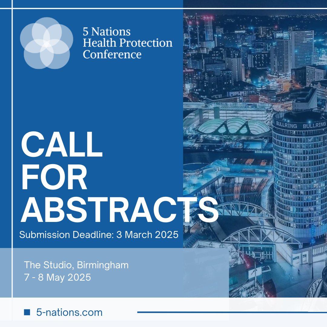 🚨 CALL FOR ABSTRACTS - NOW OPEN! 🚨

📅 Deadline for Submissions: March 3, 2025

How to Submit: Click the link below to upload your abstract submission (inconference.eventsair.com/5-nations-2025…)

For details about submission guidelines, visit the 5 Nations website (5-nations.com)