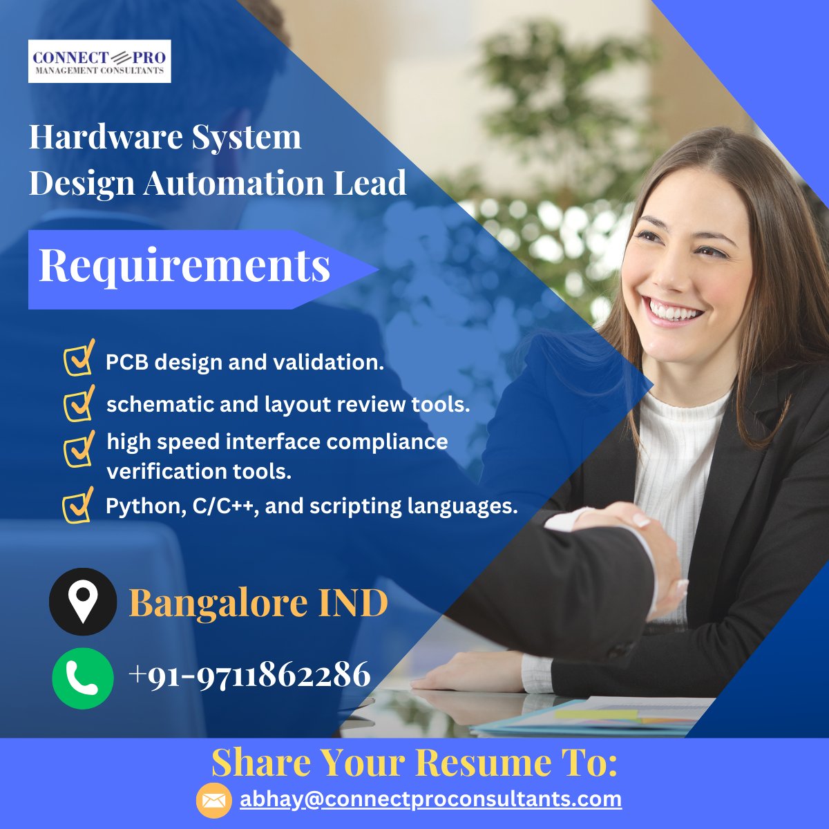 ConnectproLtd's tweet photo. #HardwareSystemDesignAutomationLead #PCBdesignandvalidation #schematicandlayoutreviewtools #Python #C #C++ #scriptingLanguages #highspeedinterfacecomplianceverificationtools  Looking for a new opportunity? We’re urgently hiring! https://t.co/m9GItYesCE
