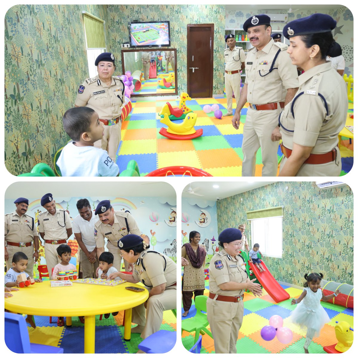 TGPoliceAcademy's tweet photo. 🌟 New Beginnings at RBVRR Telangana Police Academy! 🌟

Today, our Director, Abhilasha Bisht IPS, inaugurated the much-awaited Creche Facility in the Academy Campus. This welfare initiative, located in the Amenities Block, is designed to support our officers and staff by providing a safe and nurturing space for their children aged 2 to 5 years. 👶🎉

We are committed to fostering a family-friendly environment while ensuring the well-being of our team and their loved ones. The Creche will officially open its doors on 20th January 2025, with enrollment starting on 15th January 2025.

Here’s to making strides in holistic development and workplace inclusivity! 💙✨

#RBVRRTSPA #WelfareInitiative #Inclusivity #WorkplaceSupport #TelanganaPoliceAcademy