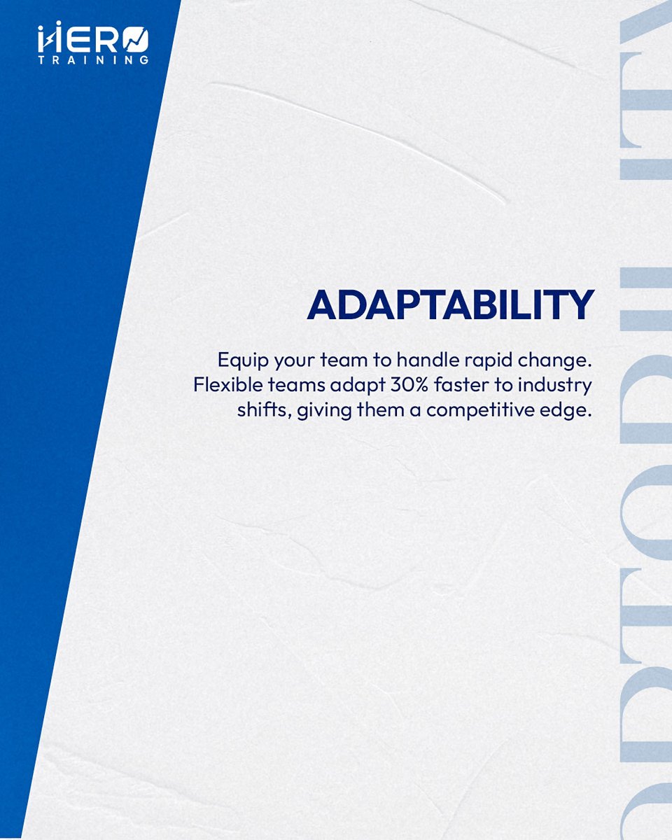 herotraining151's tweet photo. The fast-paced business world 🌍 demands #teams that can bounce back from challenges 💫 and still deliver outstanding results. 
➡️ Swipe through to get the secrets to building a #stronger,💪 more #adaptiveteam and let us know which of these ✅ strategies your team needs most! https://t.co/cZi6MoUTdp