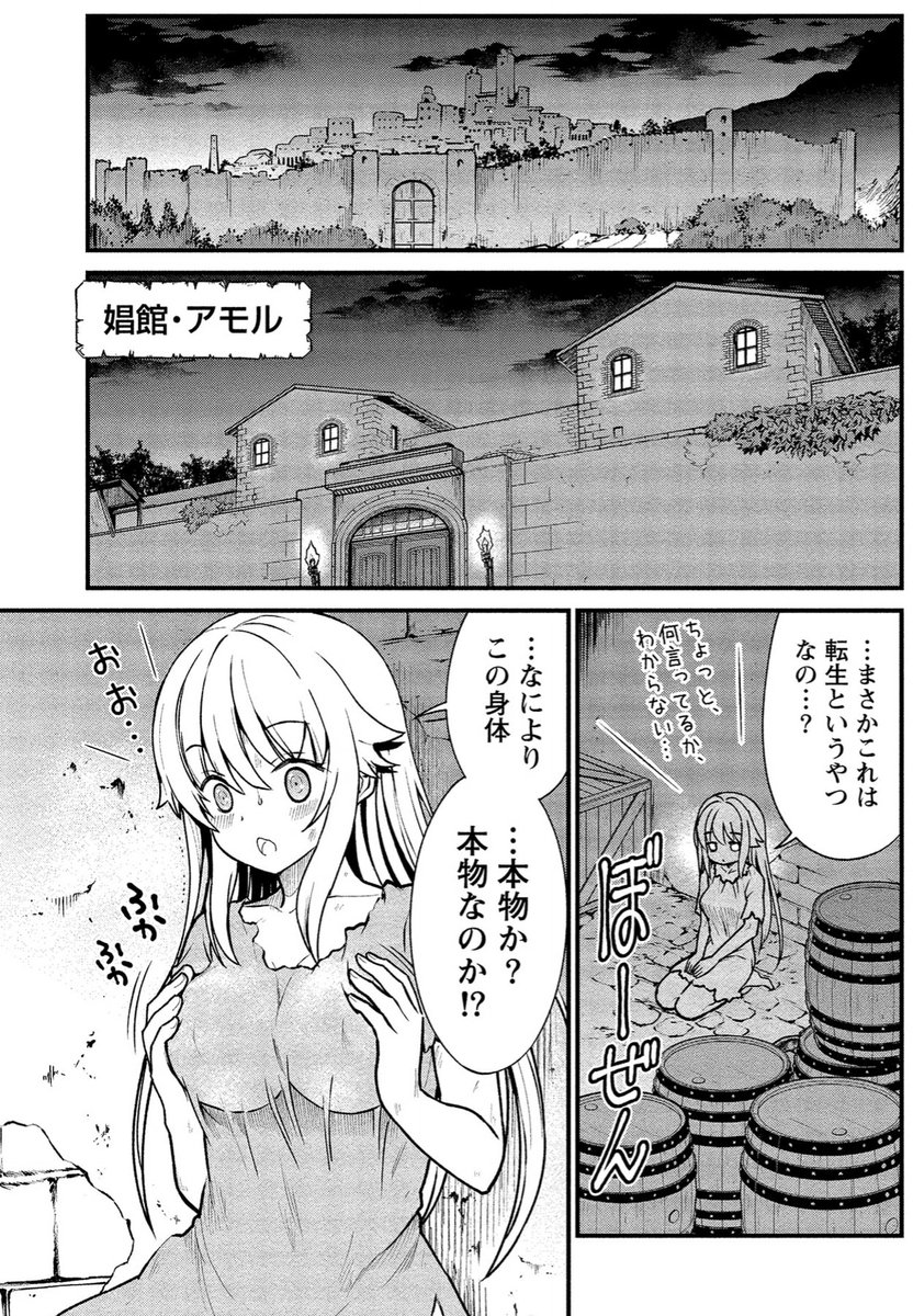 政治家秘書のおじさんが異世界に転生したら娼婦にされて、
売り飛ばされた先が女性専用の娼館だったお話。
(その2)
#マンガが読めるハッシュタグ
