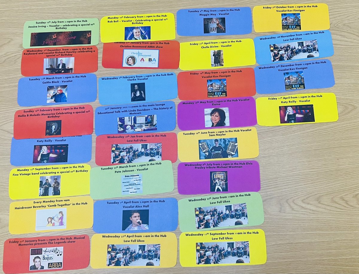 We’re in the process of booking in lots of lovely shows, and entertainment for the coming year. Please let us know if there is anything you would like to see 💜