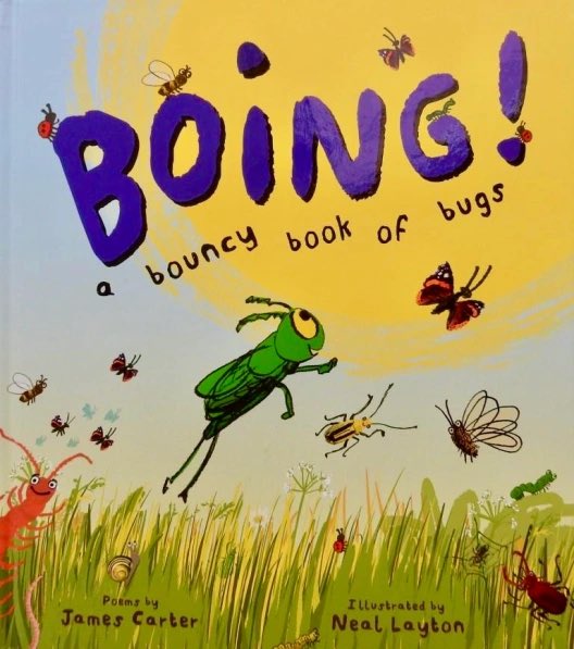JillBennett18's tweet photo. Full of fun poems and with a sprinkling of facts @jamescarterpoet exuberantly illustrated @LaytonNeal #Boing! @OtterBarryBooks is #RedReading Hub’s book of the day reviewed now on the blog https://t.co/lwAOB0xXQq https://t.co/mthnet9R0c
