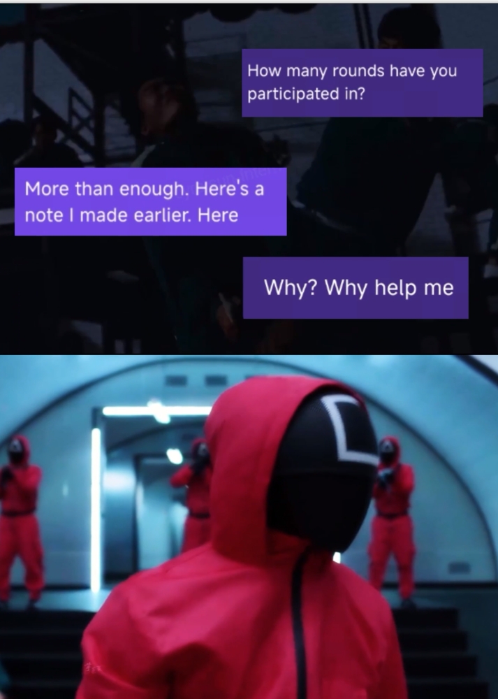 At linky you can find your favorite squid game character and chat with him!#linky #linkyai #aibot #squidgame #fyp