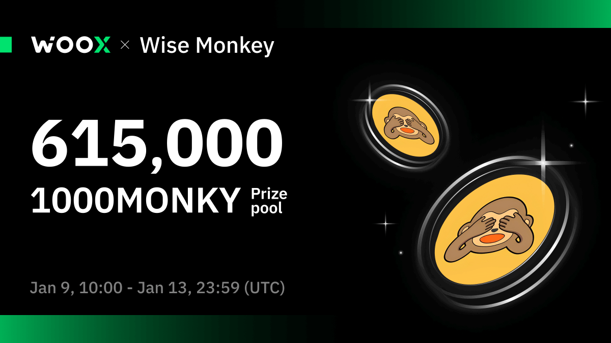 _WOO_X's tweet photo. See no FUD, hear no rumors, speak no hype!

Swing straight into our @MonkyMeme activities to share 615,000 $1000MONKY.

Unleash your inner ape and dominate the competition!

How to join 🧵 (1/5) https://t.co/nHND1wNH6x
