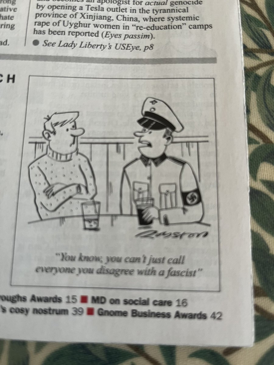 Private Eye capturing the Zeitgeist