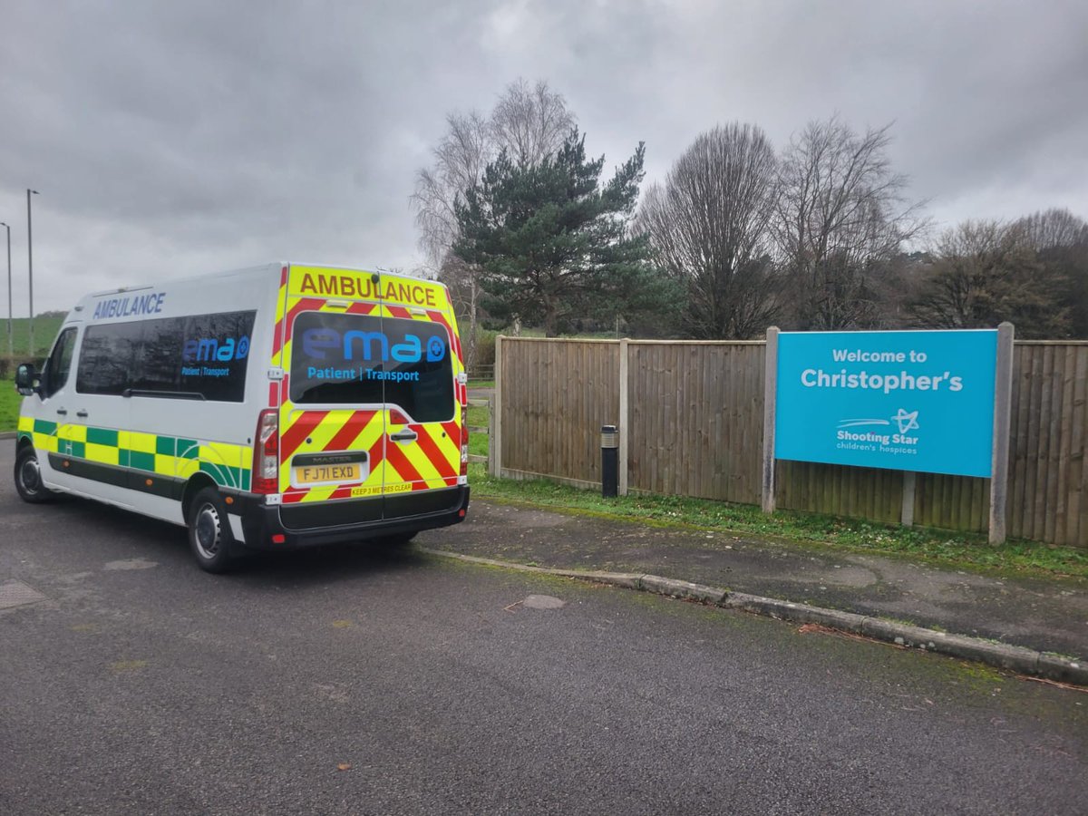 EMA Patient Transport were at the wonderful <a href="/SSChospices/">Shooting Star Children's Hospices</a> recently, where we transported a client using our private ambulance services.  The staff here are brilliant, thank you!
Learn more about EMA's private ambulance services👇
emapatienttransport.co.uk/private-ambula…