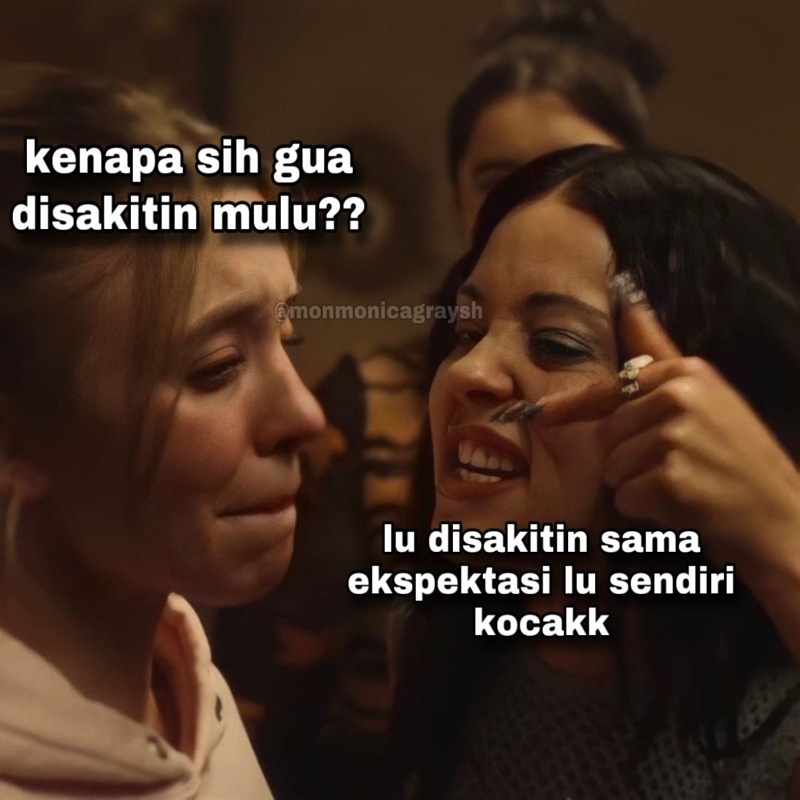 monmonicagraysh's tweet photo. kurang-kurangin berekspektasinya https://t.co/7OyjIgd0gU