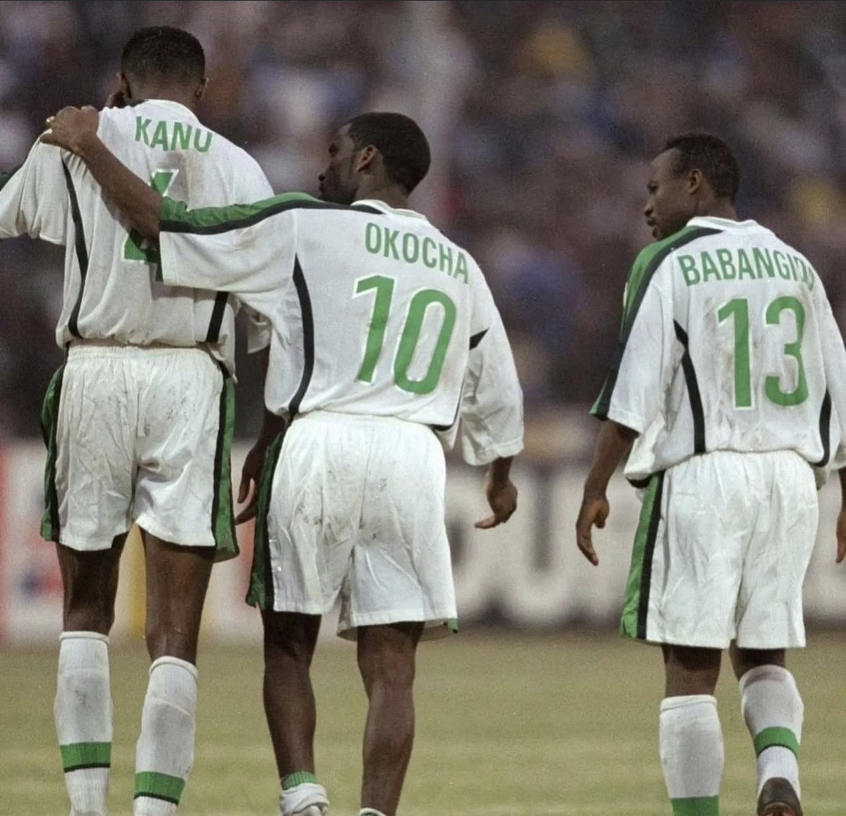 NairaBET's tweet image. Icons in green and white,The Super Eagles that gave us unforgettable memories.

Who's your all-time favorite?

#Throwback #ThursdayThrowbck #Thursdayfun #Trendingpost