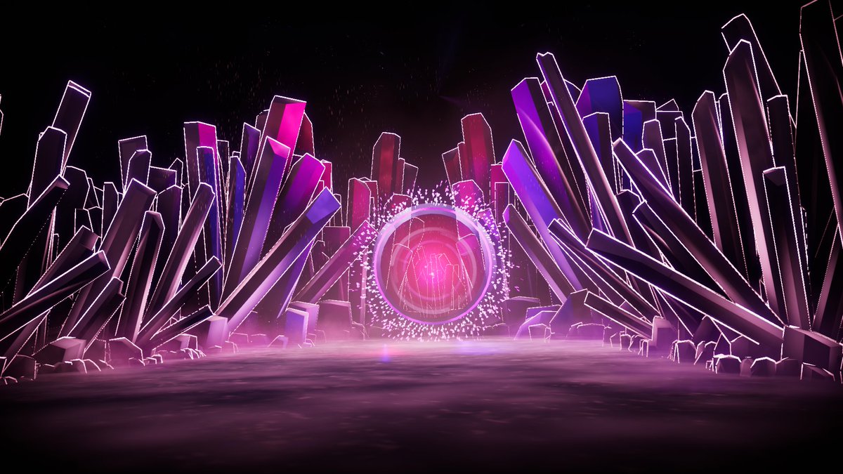 tokiwailm's tweet image. Particle Test　―By OyukiVr
洋楽スタイルのパーティクルアニメーション。固定されたステージの揺らしや色調など視覚効果メインの演出にグルーヴ感のあるライブとなってます。

vrchat.com/home/world/wrl…
#VRChat_world紹介 #VRChat