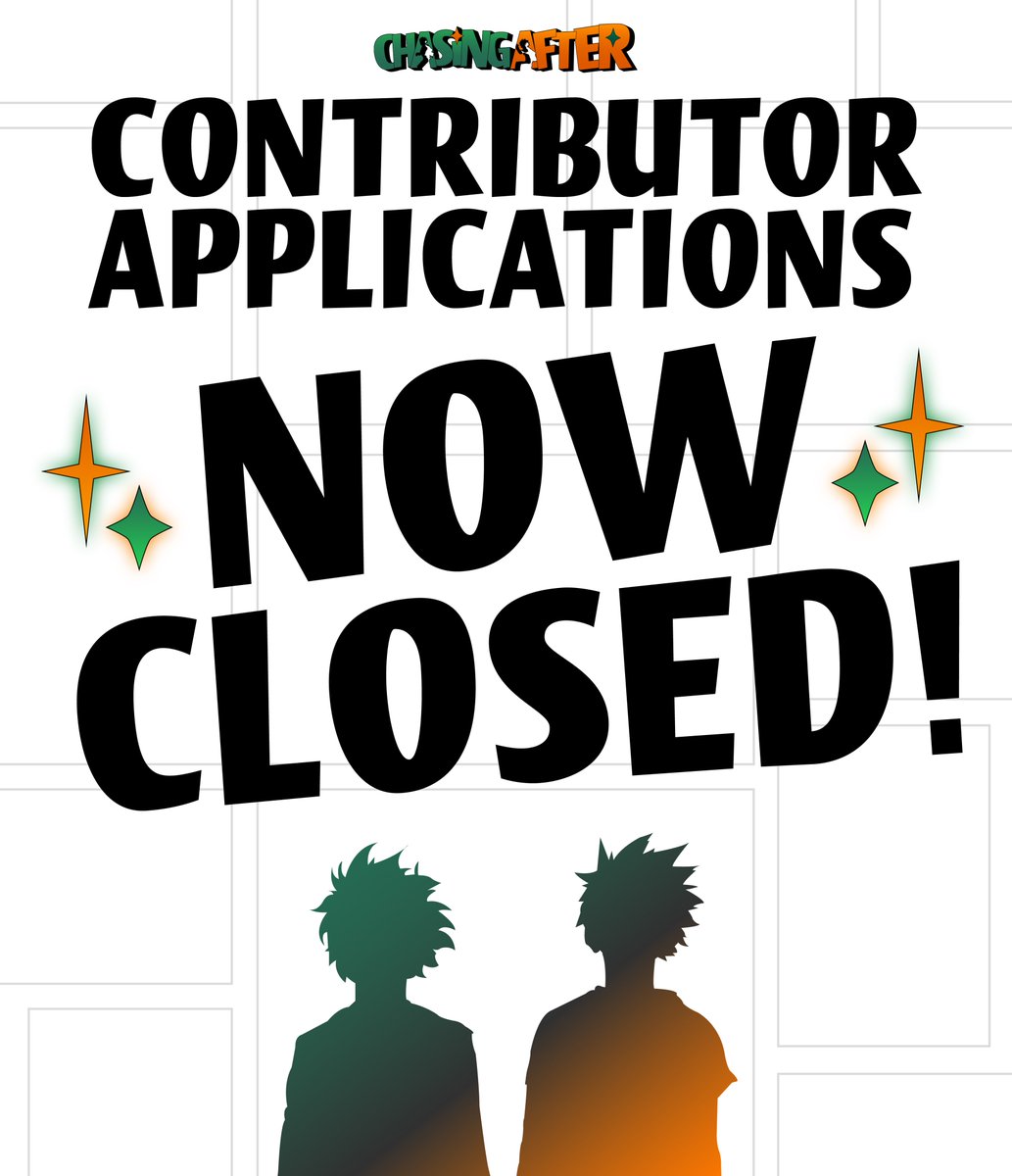 DKBKzine's tweet photo. 🌟 CONTRIBUTOR APPS CLOSED 🌟

Thank you so much to everyone who applied! The mods will be reviewing all your submissions (180+ applications 🥳) over the next few days. Look out for email results sent by Jan 15 💚🧡 https://t.co/d49dxBPtcC