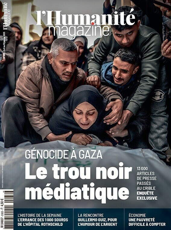 L'Humanité magazine du 9 janvier : 
🇵🇸 Ces Palestiniens que la presse française ne saurait voir
🟥 L’hôpital Rothschild envoie les sourds se faire soigner ailleurs
📈 Comptes et mécomptes de la pauvreté en France
🇩🇪 L’Allemagne au bord de la panne de courant