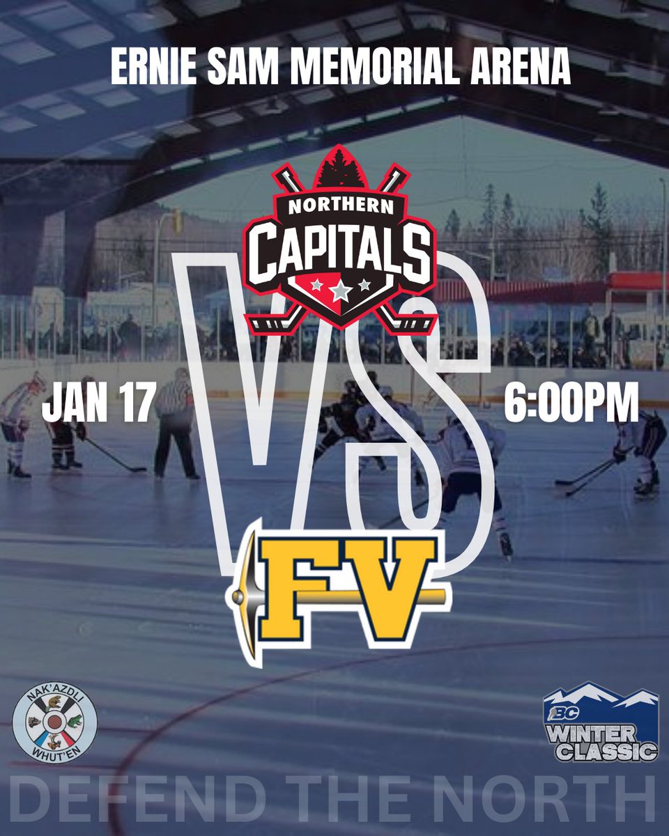 We are a week away from the BC Winter Classic! ❄️

#WeAreTheNorth #BCWinterClassic