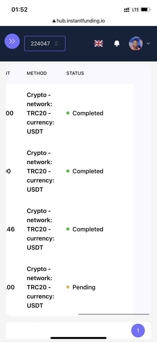 pipsprotege's tweet image. Payout number 4 successfully requested 

2nd payout of the year