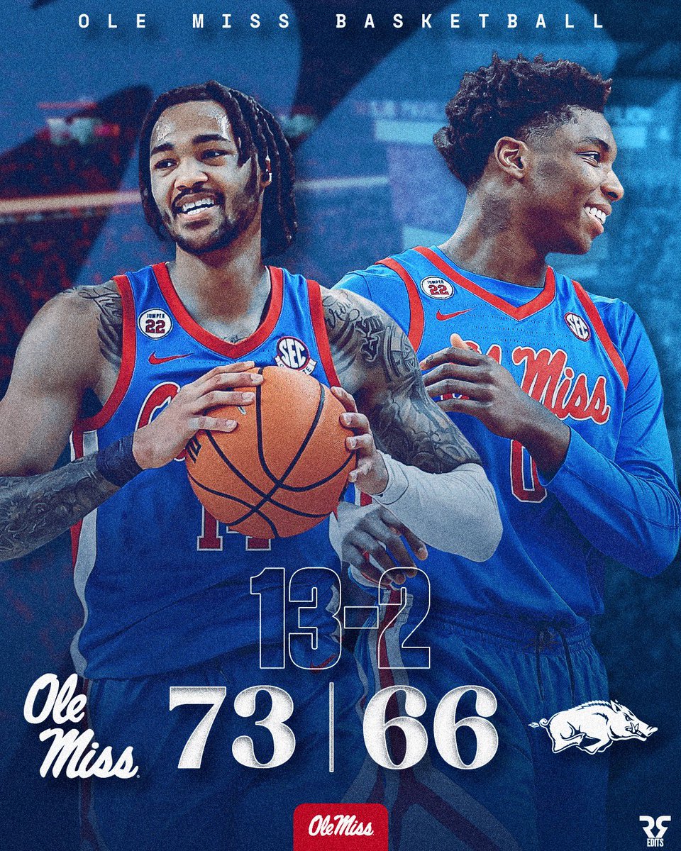 2-0 in the SEC. Team effort to Win on the road. Next game Saturday 5pm tip at home. Let’s pack The Pavilion. #WinInTheSip