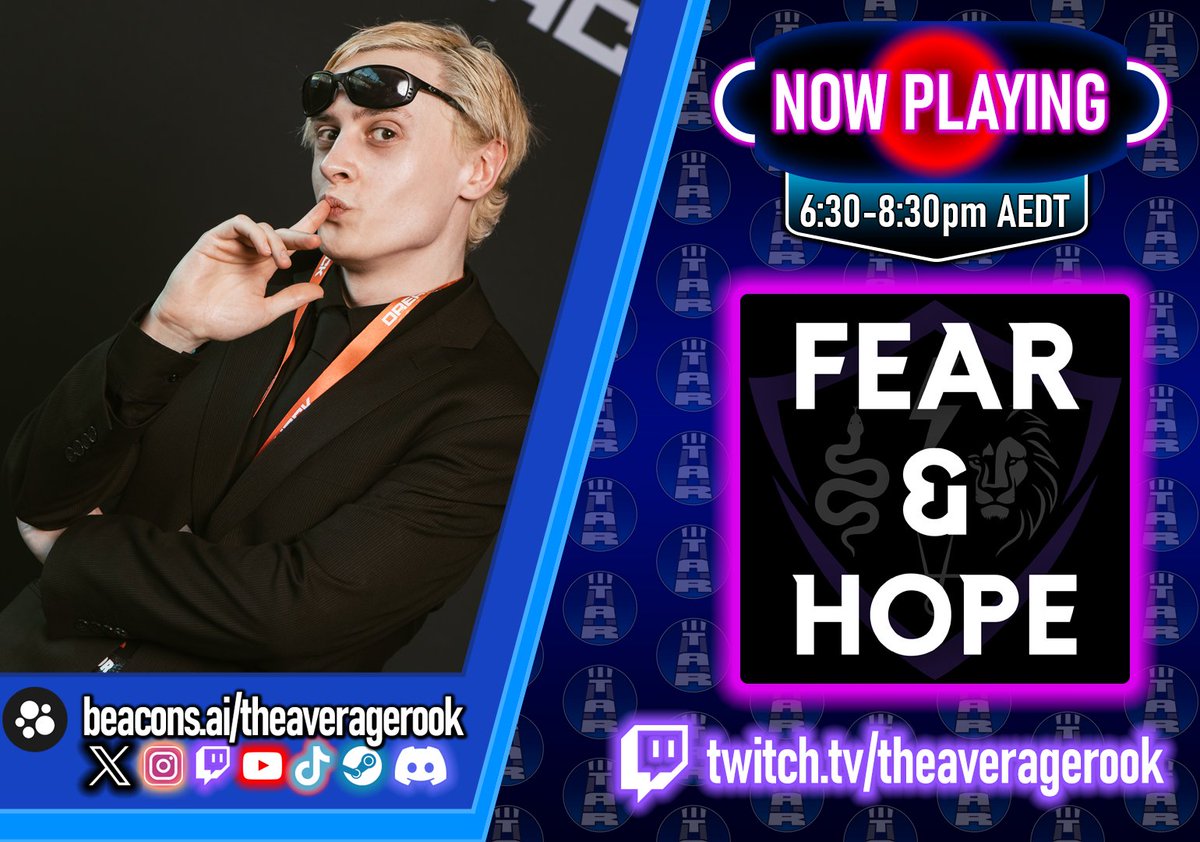TheAverageRook's tweet photo. Live now! Reviewing a demo for the point-and-click indie mystery adventure #FearAndHope by @ImaginingsSW!
NOTE: This game is a review key gifted through @Keymailer.
#keymailer #indie #gift #review #twitch #ANZCreators
Links in 🧵below. https://t.co/0MfwTedcir