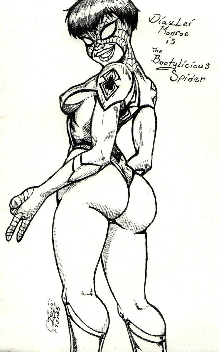 zmorphcom (@zmorphcom) on Twitter photo A fun fan art / original design of model Diazlei Monroe aka <a href="/TTVMzqueeny/">Everybody’s Fav Gamer Gyal “ DONT SLEEP ON MEH</a> as a Spidersona that I call The Bootylicious Spider. 😆 A fun fan art / original design of model Diazlei Monroe aka <a href="/TTVMzqueeny/">Everybody’s Fav Gamer Gyal “ DONT SLEEP ON MEH</a> as a Spidersona that I call The Bootylicious Spider. 😆