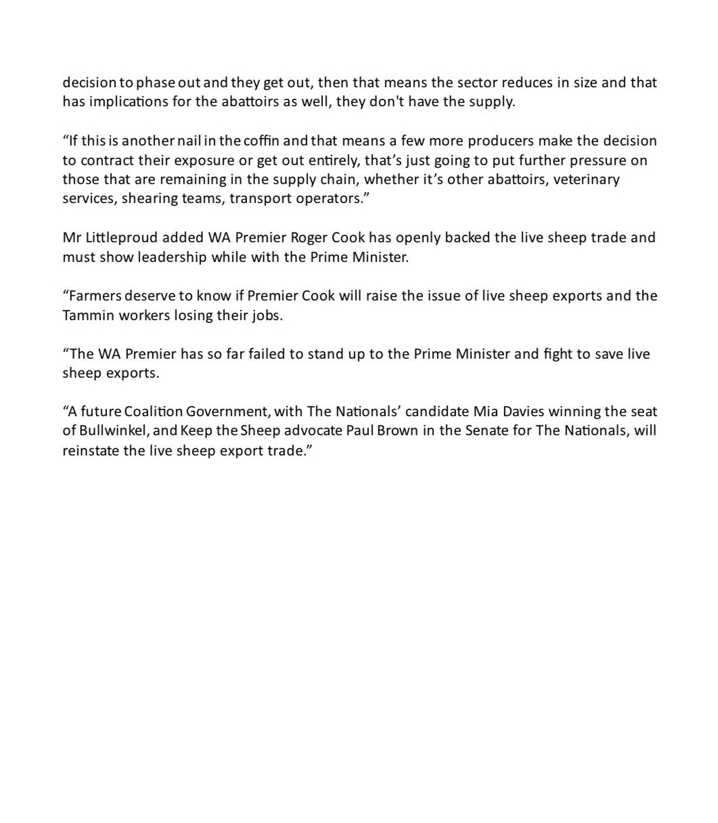 David Littleproud MP tweet media