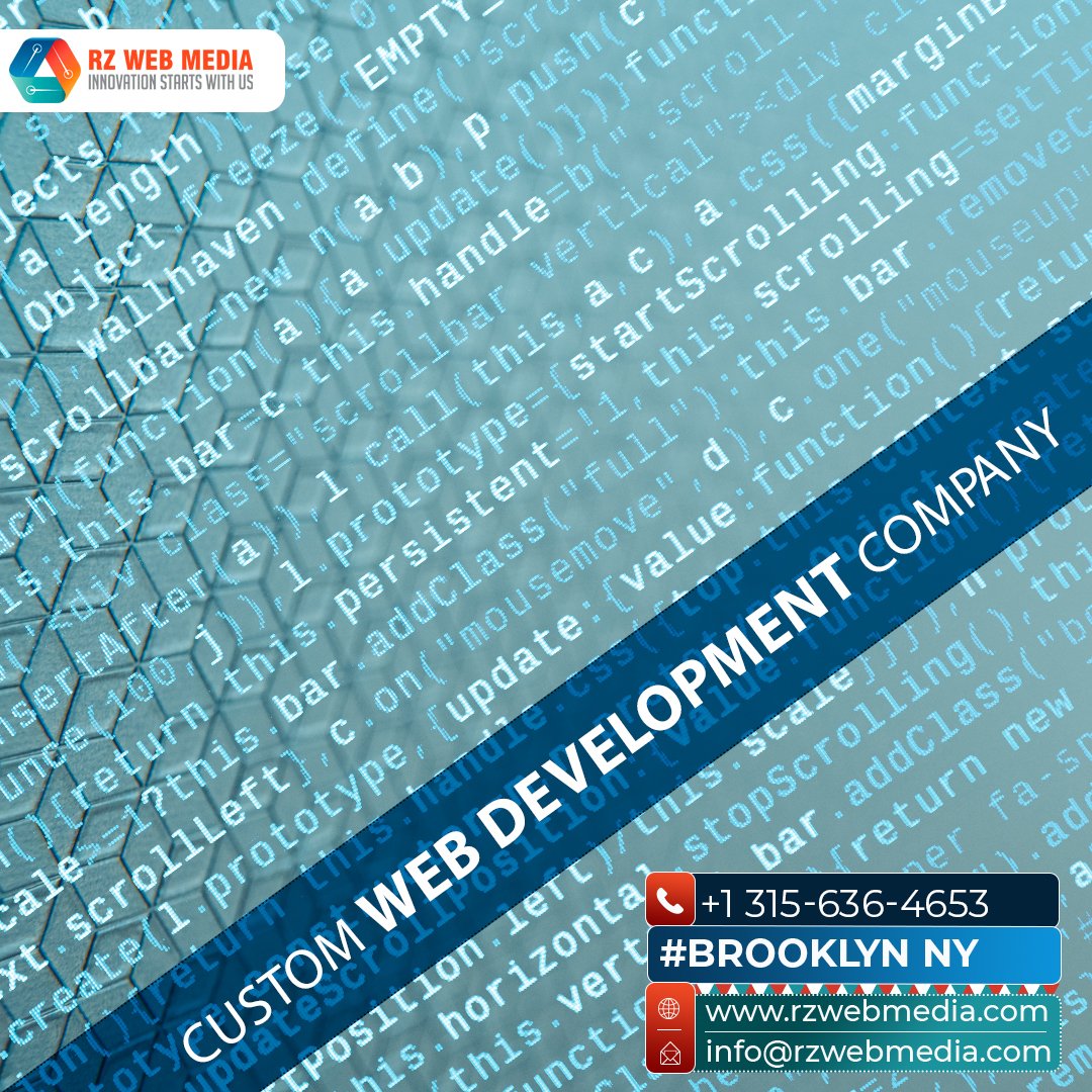 rzwebmedia's tweet image. RZ Web Media – Your Trusted Partner for Custom Web Development in Brooklyn & Surrounding Areas! 🌐✨
📍 Location: Brooklyn, NY & Nearby Areas
📞 Call Us Today: +13156364653
🌐 Website: rzwebmedia.com
#CustomWebDevelopment #BrooklynWebDesign #WebDevelopmentNYC