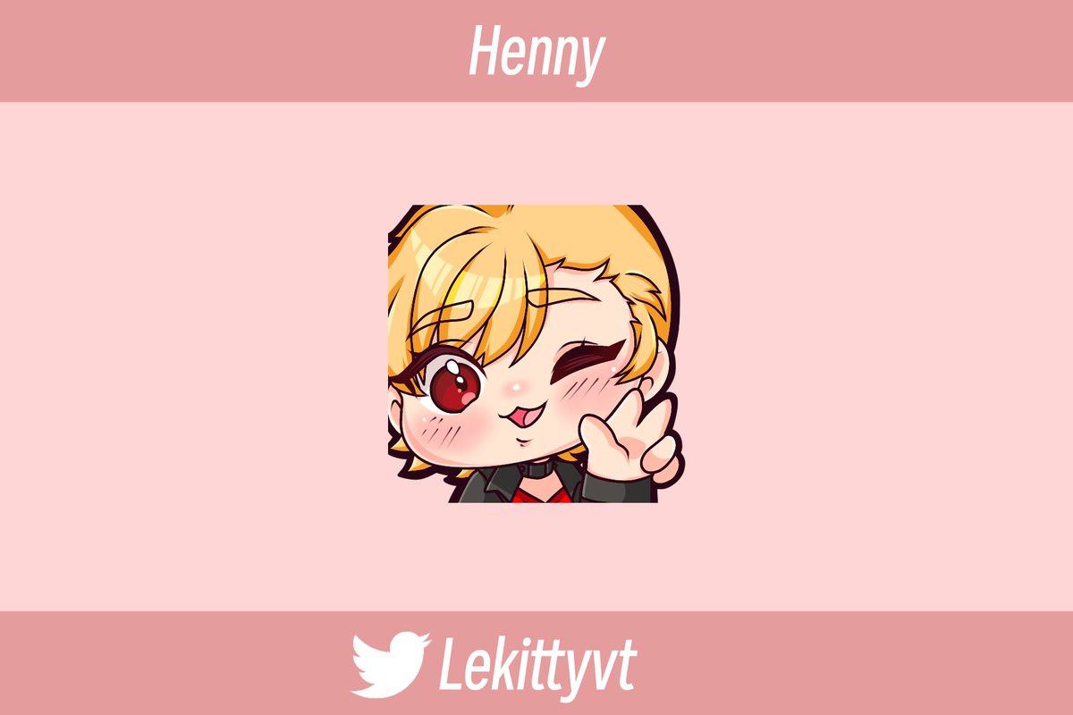 Emote comm for <a href="/Henny_VT/">Henny🐔</a> ✨️❤️

#vtuber #artwork