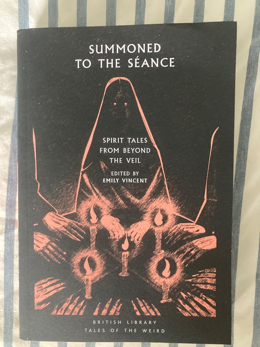Delighted to receive my copy of “Summoned to the Seance”, a collection of chilling stories edited by <a href="/Emily__Vincent/">Dr Emily Vincent (dremilyvincent.bsky.social)</a> 
Can’t wait to get reading!