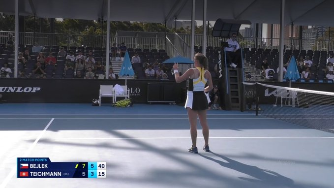 SIIIIII SARA BEJLEK AL MD DEL AUSTRALIAN OPEN!!!!! EL TENIS TIENE MAS FUTURO QUE NUNCA! <a href="/SBejlek/">Sára Bejlek 🎾🇨🇿</a>