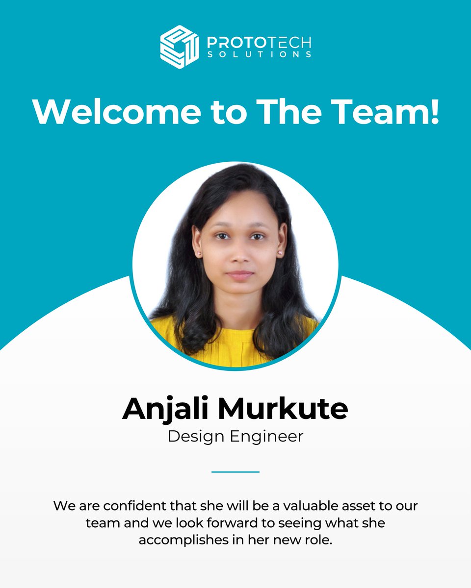 ProtoTechSoln's tweet image. We’re thrilled to welcome Anjali Murkute to @ProtoTechSoln as a Design Engineer in our BIM department! 🏗️ With her skills and expertise, she’s all set to contribute to our innovative #BIM projects and take our designs to the next level. #GrowingProtoTechFamily #ProtoTechSolutions