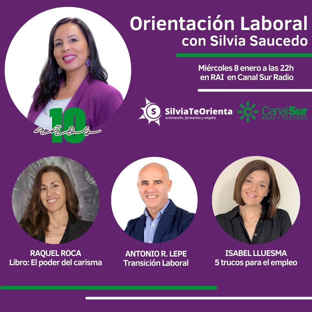 Orientación Laboral en Radio Andalucía Información (@orientacion_csr) on Twitter photo Podcast de #OrientaciónLaboral con #SilviaTeOrienta <a href="/SaucedoSilv/">Silvia Saucedo</a> y:
🟣 <a href="/Raquelroca/">Raquel Roca</a> #LibroRecomendado El poder del carisma
🟣 <a href="/antoniorlepe/">Antonio Rguez Lepe</a> #TransiciónLaboral
🟣 <a href="/illuesma/">Isabel Lluesma</a> 5 #trucosbúsquedaempleo estafas de #empleo
canalsur.es/radio/programa… Podcast de #OrientaciónLaboral con #SilviaTeOrienta <a href="/SaucedoSilv/">Silvia Saucedo</a> y:
🟣 <a href="/Raquelroca/">Raquel Roca</a> #LibroRecomendado El poder del carisma
🟣 <a href="/antoniorlepe/">Antonio Rguez Lepe</a> #TransiciónLaboral
🟣 <a href="/illuesma/">Isabel Lluesma</a> 5 #trucosbúsquedaempleo estafas de #empleo
canalsur.es/radio/programa…