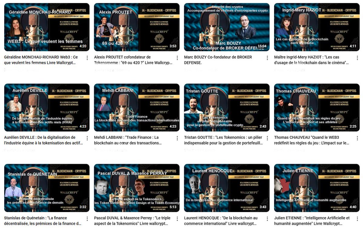 WallCrypt's tweet image. Ecouter les contributeurs du livre Wallcrypt TOME2. 
urls.fr/Wv315k
"IA - Blockchain - Cryptos | 60 experts vous expliquent tout" 

#bitcoin #crypto #nft #rwa #token #defi #finance 
#metavers #IA 

@VAbouly @KeeeX @BTChip @TertraisGaspard @CrossTheAges  @BitcoinCouteau…